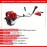 BKR 4 Stroke Engine Petrol Brush Cutter 35cc Displacement For Maximize Landscaping Efficiency comes with all accessories - LG0592