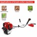 BKR 4 Stroke Engine Petrol Brush Cutter 35cc Displacement For Maximize Landscaping Efficiency comes with all accessories - LG0592