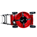 BKR® Heavy Duty Rotary Lawn Mower 21 Inches with 5.5 HP Honda GXV 160 Engine – Self-Propelled Petrol Mower | 73L Grass Tank | 30-80mm Cutting Height LG0642