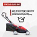 BKR® 16-Inch Electric Lawn Mower with Rotary Blade| 1600W Powerful Motor| Adjustable Cutting Height| 45L Grass Collection Box| 26-65mm Cutting Height Comes with 6 Months Manufacture Warranty- LG0862