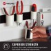 Velcro® Brand Industrial Strength Tape 30636 Heavy Duty 16.4yd x 2in Strong Adhesive Black Hook and Loop Roll for Mounting Hanging Organization Indoor Use High Holding Power Professional Grade- HM0698