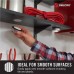 Velcro® Brand Industrial Strength Tape 30636 Heavy Duty 16.4yd x 2in Strong Adhesive Black Hook and Loop Roll for Mounting Hanging Organization Indoor Use High Holding Power Professional Grade- HM0698