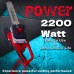 BKR® 2200W Electric Chain Saw with 16-Inch Precision Blade, 405mm Cutting Capacity, High-Performance Copper Motor Armature, 4800 RPM speed, Low Vibration LG1030