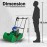 BKR® Heavy Duty 16-Inch Electric Lawn Mower | 1 HP CG Motor| Self-Propelled | 5-35mm Cutting Width | Metal Body & Durable Gears for All Grass Types and 6 Months Manufacturing Warranty- LG0874
