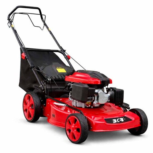 BKR® Petrol Lawn Mower | 20" Rotary with 196cc 7HP Engine | Manual Push | 75L Grass Collector | 8-Level Height Adjustment | Circular Blade | Foldable Design | 6-Month Manufacturer Warranty- LG1152
