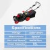 BKR® 18-Inch Electric Manual Push Lawn Mower | 1800W Powerful Motor | Adjustable Cutting Height | 55L Grass Collection Box | Lightweight & Eco-Friendly, 6 Months Manufacture Warranty- LG0692