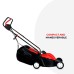BKR® 12-Inch Electric Lawn Mower | 1200-Watt Powerful Motor | Adjustable Cutting Height | 25L Grass Collector | Made in India| LG0861