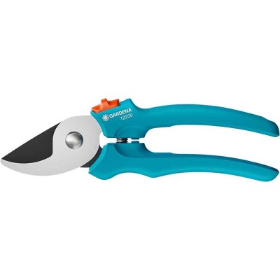 Gardena 12230-20 EasyCut Garden Shears, Bypass Cut, 20 mm Cutting Diameter, Ergonomic Handles, PowerCoating Blades, Durable Quality- LG1160