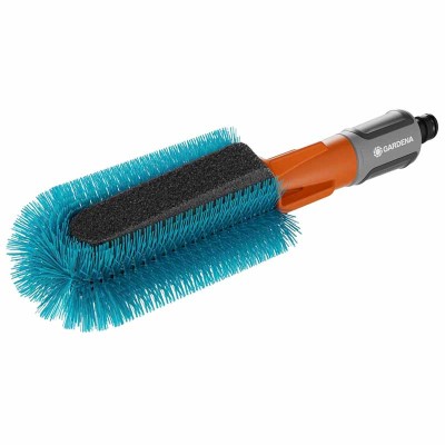 GARDENA 18848-20 Cleansystem Bike Brush – Water-Connected Brush for Bicycles, Trailers & Prams (LG1142)