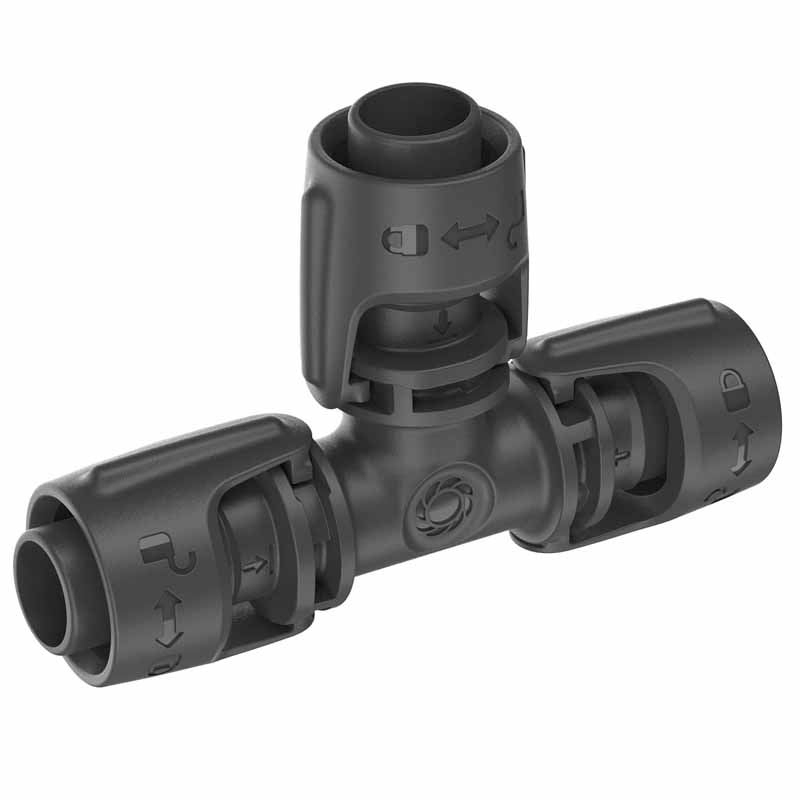 GARDENA 13201-20 T-Joint 13 mm (1/2") – 2-Pack | Micro-Drip-System Branching Connector (LG1144)