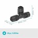 GARDENA 13201-20 T-Joint 13 mm (1/2") – 2-Pack | Micro-Drip-System Branching Connector (LG1144)