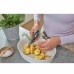 GARDENA 12214-36 HerbCut Herb Scissors with Defoliation Function Precise Stainless Steel Scissors for Woody Herbs LG1001