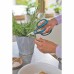 GARDENA 12214-36 HerbCut Herb Scissors with Defoliation Function Precise Stainless Steel Scissors for Woody Herbs LG1001