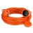 BKR® 6 Amp Outdoor Extension Cord 25 Meter Heavy Duty Flexible Cable for Lawn Mower, Chainsaw Drill Machine Pressure Washer and Garden Equipment Orange- LG0680