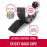VELCRO® Brand Sticky Back Strips – Self-Adhesive Hook & Loop Fasteners, Black | 6 strips in a pack | Size 2" × 1" Strips HM0757