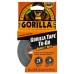 Gorilla Duct Tape To-Go Portable and Reliable 1 in x 30 ft Black HM0484
