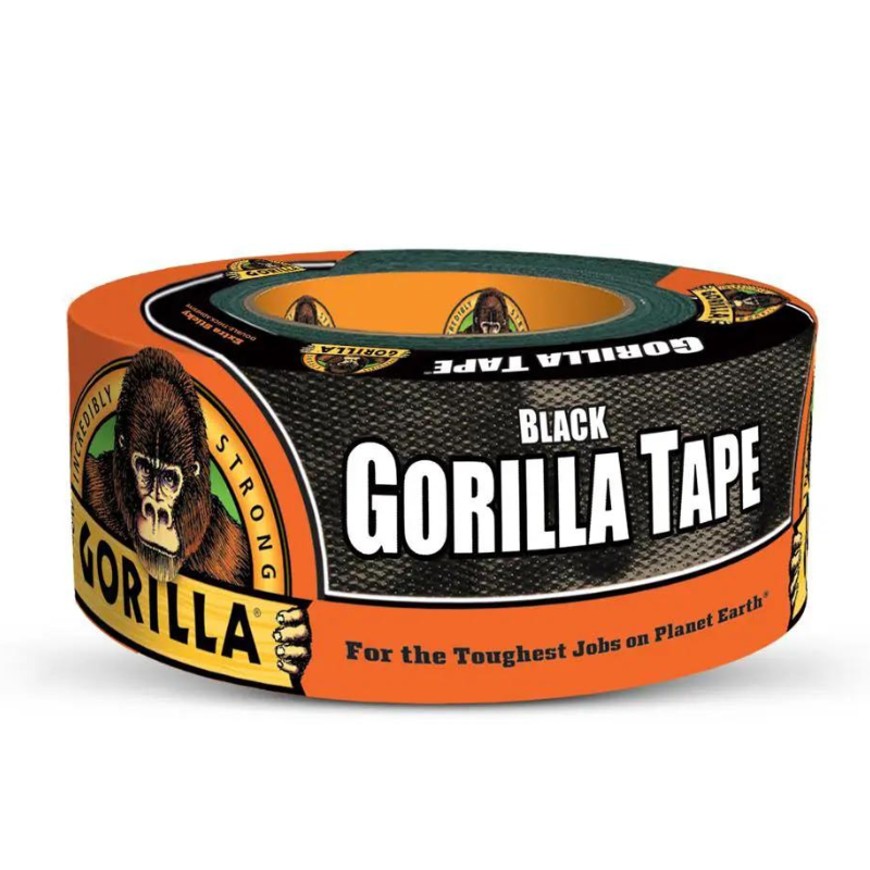 Gorilla Duct Tape Black 1.88 inch x 10 yard HM0737