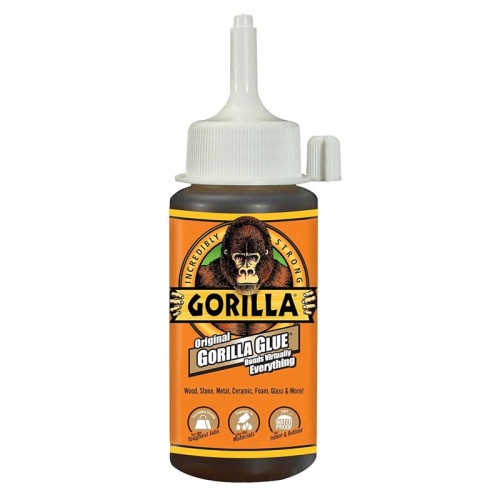Gorilla Original Glue Strong and Versatile Adhesive 4 oz Brown HM0522
