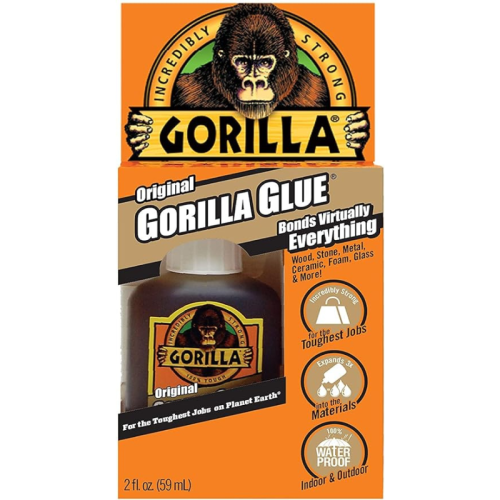 Gorilla Original Gorilla Glue Waterproof Polyurethane Glue 2 oz Bottle Brown HM0345