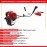 BKR® Honda Petrol Powered GX35 4 stroke 35.8cc Engine Displacement 4 stroke Sidepack Brush Cutter- LG0593