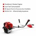 BKR® Honda Petrol Powered GX35 4 stroke 35.8cc Engine Displacement 4 stroke Sidepack Brush Cutter- LG0593