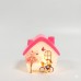 Electric LED Night Lamp 7cm x 8cm (House Shape) Multicolor HM0713