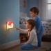 Electric LED Night Lamp 7cm x 8cm (House Shape) Multicolor HM0713
