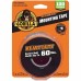Gorilla Heavy Duty Double Sided Mounting Tape XL Strong and Durable 1" x 120" Black HM0667