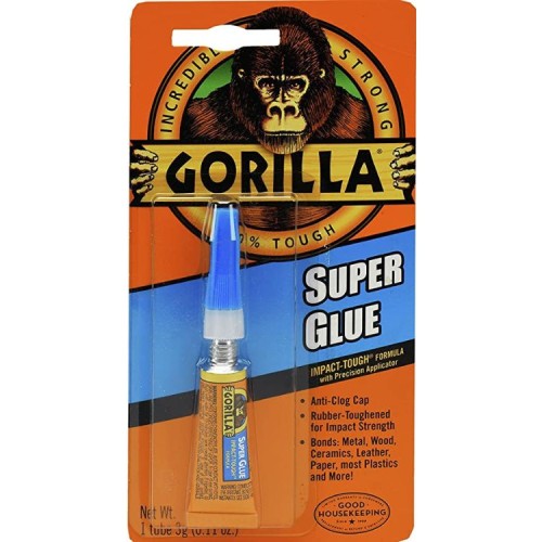Gorilla Super Glue 3gm Single Tube HM0526