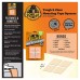 Gorilla Tough & Clear Mounting Tape Squares Strong and Versatile Adhesive 1 inch x 1 inch HM0551