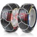 BKR Snow Chain 1 pair (2pc in each pair) Carbon Steel 16mm for Thar Old, Safari, Scorpio Old, Harrier, Volvo XC-60, Isuzu D-Max also for 15"-16" & 17"-18" Tyres- FREE 2 bungee ropes with 1pair of gloves CA0149/450