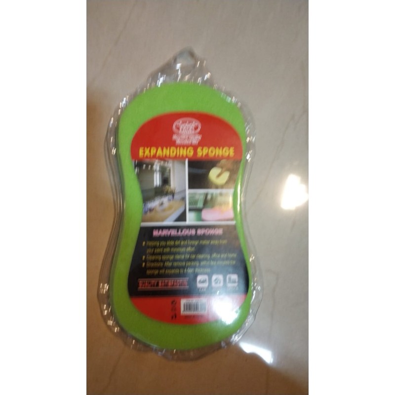 Cleaning Sponge Expandable -HM0182-Green