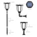 BKR® Solar Powered Garden Flame /Wall Pillar Light LG0644