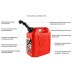 BKR® 10 Liter Plastic  Jerry Can, for Generators, Jeeps and Other Vehicles (11.5x7.5x15-inch)