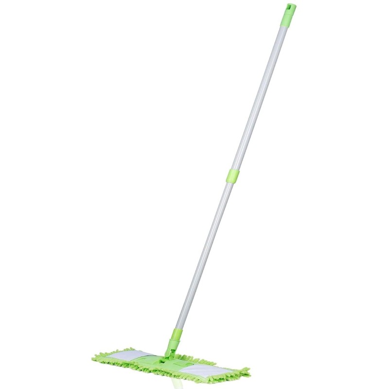 MOPS 360° Spin Broom with Microfibre Cloth – Super Absorbent, Dry & Wet Floor Mop for Home and Office – Lightweight, Durable & Hypoallergenic Floor Cleaner-HM0030