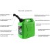 BKR® 5 L Plastic  Jerry Can for Generators, Jeeps and Vehicles (10.5 x 5 x 12.5-inch, Green)