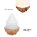 BKR® Jade Bottle Aroma Diffuser Vase – 95ML Humidifier with LED Lamp & Wooden Pattern – HM0433 