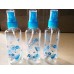 BKR Jagan Hardware 100ml Cute Bear and Floral Fine Mist Spray Bottles – Refillable Mini Perfume and Sanitizer Bottles Set of 3 for Travel and Everyday Use - TR0015