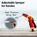 BKR Adjustable Garden Hose Spray Nozzle – Dual Mode Aluminum Sprayer with Ergonomic Lock Handle and Flow Regulator – LG0329 