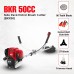 BKR® Petrol Powered 50cc 4-Stroke Side pack Brush Cutter – Superior Control, Comfort & Versatility- LG0698