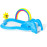 Bestway 53092 Rainbow N Shine Inflatable Kids Pool and Play Center with Slide and Water Sprayer – 8.5 ft. Long, 170L Capacity, Durable PVC- HM0600