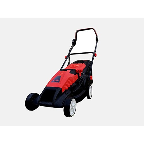 BKR® 16-Inch Electric Lawn Mower with Rotary Blade | 1600W Powerful Motor | Adjustable Cutting Height | 45L Grass Collection Box | 26-65mm Cutting Height Comes with 6 Months Manufacture Warranty LG0862