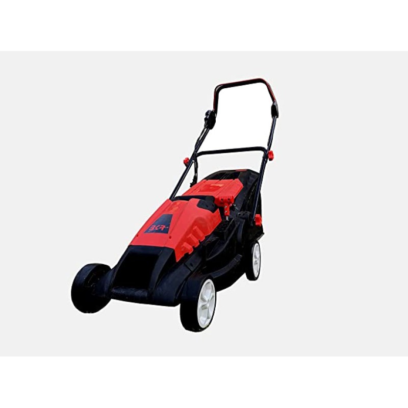 BKR® 16-Inch Electric Lawn Mower with Rotary Blade | 1600W Powerful Motor | Adjustable Cutting Height | 45L Grass Collection Box | 26-65mm Cutting Height Comes with 6 Months Manufacture Warranty LG0862