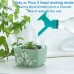 BKR® Bottle Cap Sprinkler, Plastic Dual Head Bottle Watering Spout, Bottle Watering Spout Bonsai Watering Can for Indoor Seedlings Plant, Garden Tool (4 Packs) – LG0382 
