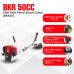 BKR® Petrol Powered 50cc 4-Stroke Side pack Brush Cutter – Superior Control, Comfort & Versatility- LG0698