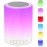 BKR Smart Touch Bluetooth Speaker Night Lamp – 5-in-1 Wireless LED Bedside Light, Touch Support, Color-Changing Mood Lamp with SD/AUX Support – Best Gift...- HM0709