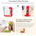 Digital Kitchen Measuring Scale with Temperature Volume Display – Multi-Unit Measuring Cup in Kg Lbs Ounce with LCD Backlit Screen- HM0196