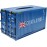 Metal Tissue Box Shipping Container – Creative Tissue Holder for Home, Office, Cafe & Restaurant – Blue - HM0480