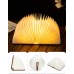 BKR Night Time Elegance Rechargeable LED Book Night Lamp | Brown | Unique Foldable Design | Magnetic Switch | Pack of 1 with USB Cable- HM0710