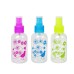 BKR 3 Pc Cute Bear Floral Spray Bottles – Refillable 150ml Fine Mist Bottles for Perfume Toner Sanitizer Travel Use – Multicolor Transparent Design - TR0014